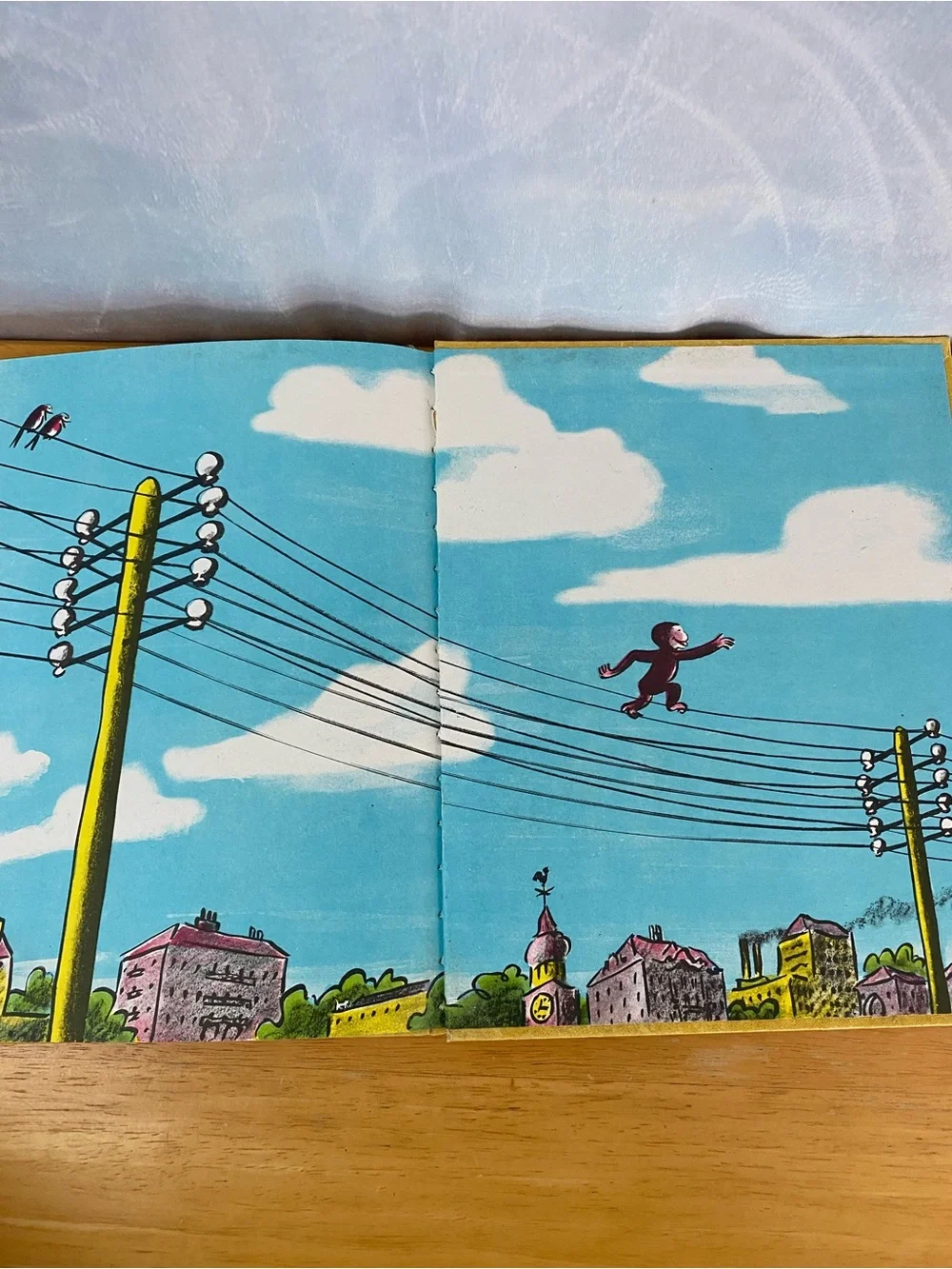 Vintage 1969 Curious George By H.A. Rey, Hard Cover Childrens Book